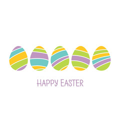 Happy Easter greeting card. Vector illustration. EPS 8.