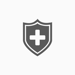 Obraz premium medical shield icon