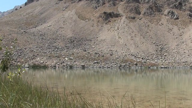 Reflection of crater lake 