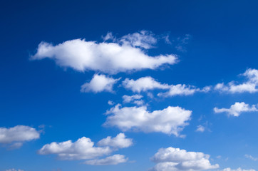 blue sky with clouds