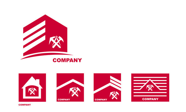 Dachdecker Icon Set