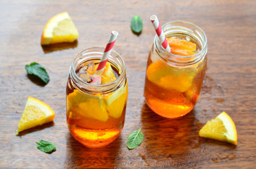 Orange cold drink