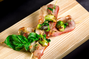 crispy organic heritage smoked bacon from a local organic farm