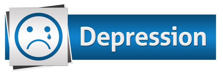 Depression Blue Grey Horizontal 