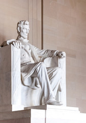 Abraham Lincoln monument in Washington, DC