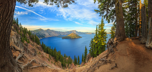Crater Lake National Park, Oregon, USA - Powered by Adobe
