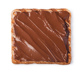 Toast with Chocolate cream