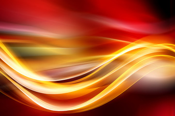 Light Abstract Colorful Waves Background