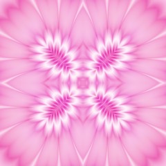 Obraz premium Seamless decorated pattern in pink