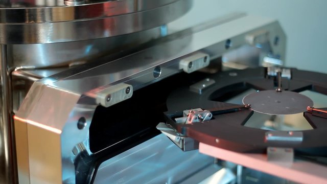 Laboratory semiconductor microelectronic test equipment, motion