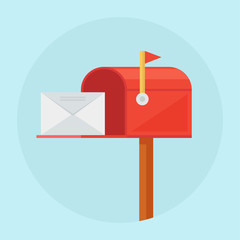 Mail box vector illustration