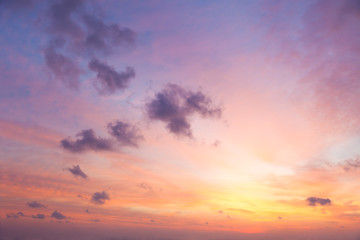 Fototapeta premium Delikatne kolory Sunrise Sky