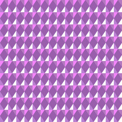 Seamless geometric rhombic pattern. Convex shine texture with glitters, sparkles on rhombs. Lilac colored background. Vector