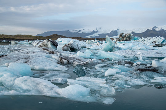 Jokulsarlon glacier lagoon in Iceland