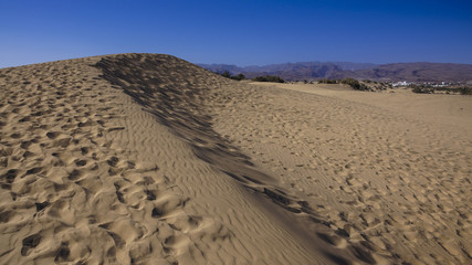 Sanddüne in Maspalomas auf Gran Canaria