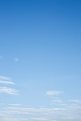 clear blue sky background
