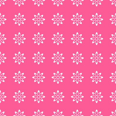 женственный розовый геометрический фон с цветами