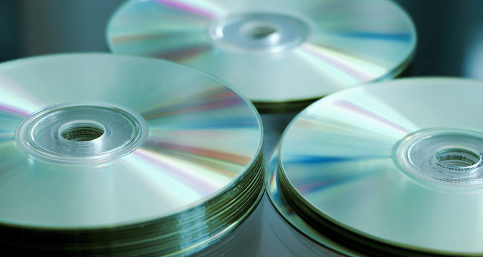 CD or DVD stack