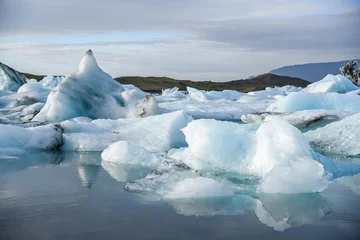 Vlies Fototapete Gletscher Jökulsarlon-Gletscherlagune in Island