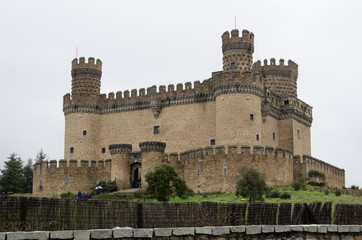Manzanares castle in Spain