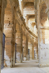 Interior colonnade amphitheater