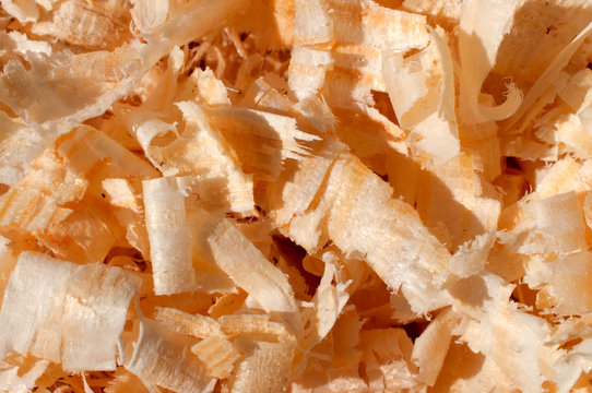 Wood chips, sawdust texture