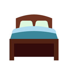 Bed flat icon