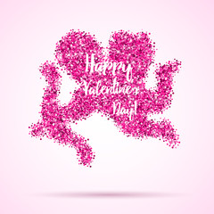 Valentines  Day template.