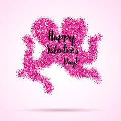 Valentines  Day template.