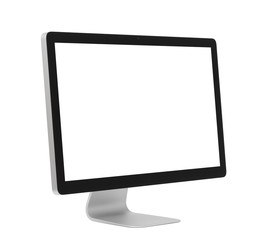Computer monitor isolated