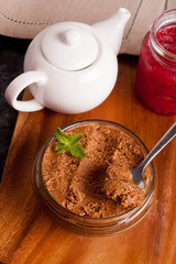 Chocolate hazelnut spread.