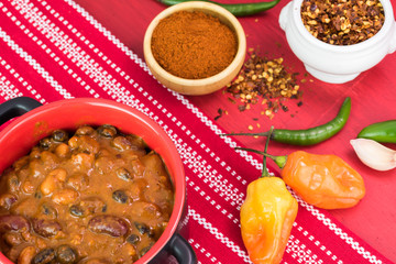 Three bean chili.