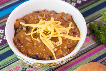 Three bean chili.