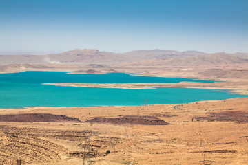 Lake al-hassan addakhil in Errachidia Morocco