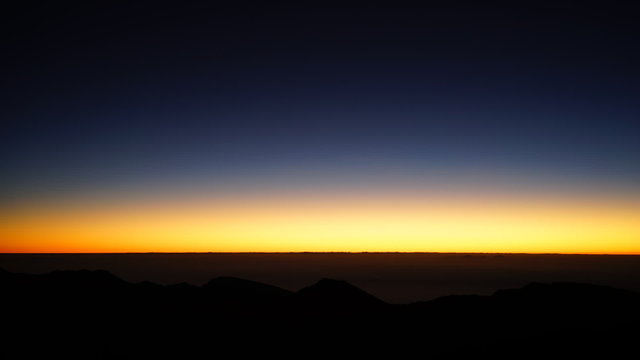 Sunrise Timelapse Haleakala Mountain, Maui, Hawaii, USA