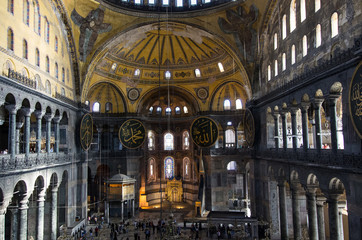 Fototapeta premium Hagia Sophia in Istanbul. Interior