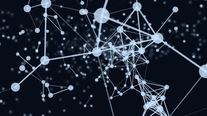 3D particles connection