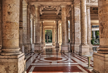 columns in Montecatini Terme