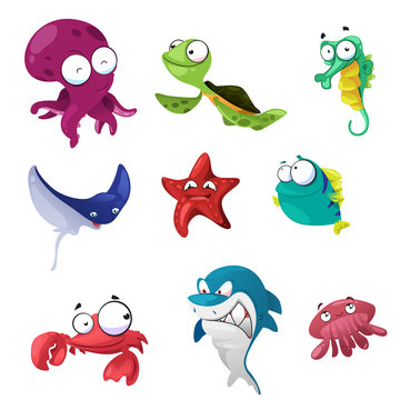 Marine Animals Icons