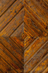 Wooden entrance to the old house.