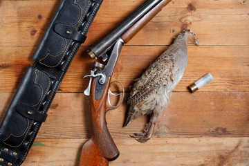 Hunter's pray - trophy partridge