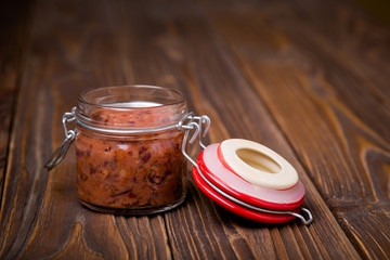Natural homemade red bean paste