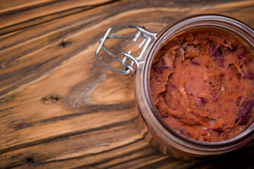 Natural homemade red bean paste