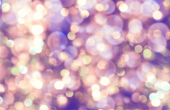 colorful abstract bokeh background, purple color