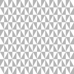 Geometric pattern with silver and white triangles. Seamless abstract background