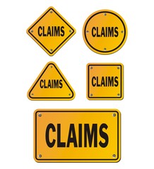 claims yellow signs