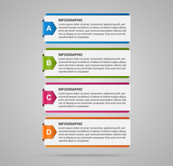 Abstract infographic design template.