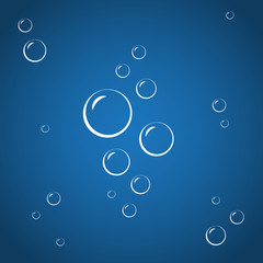 Water bubbles vector background. - 102259330