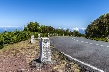 street over the clouds