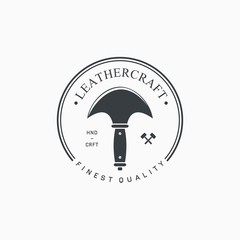 leathercraft labels, emblems and design elements